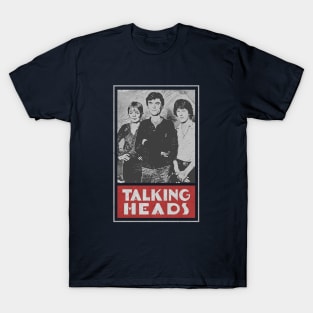 Talking Heads Old Times Retro Style Fan Art T-Shirt